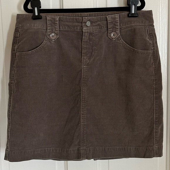 Old Navy - Corduroy Mini Skirt - Grey - Picture 1 of 3